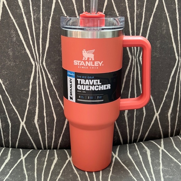 Stanley PMI Accessories - NWT STANLEY ADVENTURE QUENCHER TRAVEL TUMBLER - 40 OZ - GRAPEFRUIT